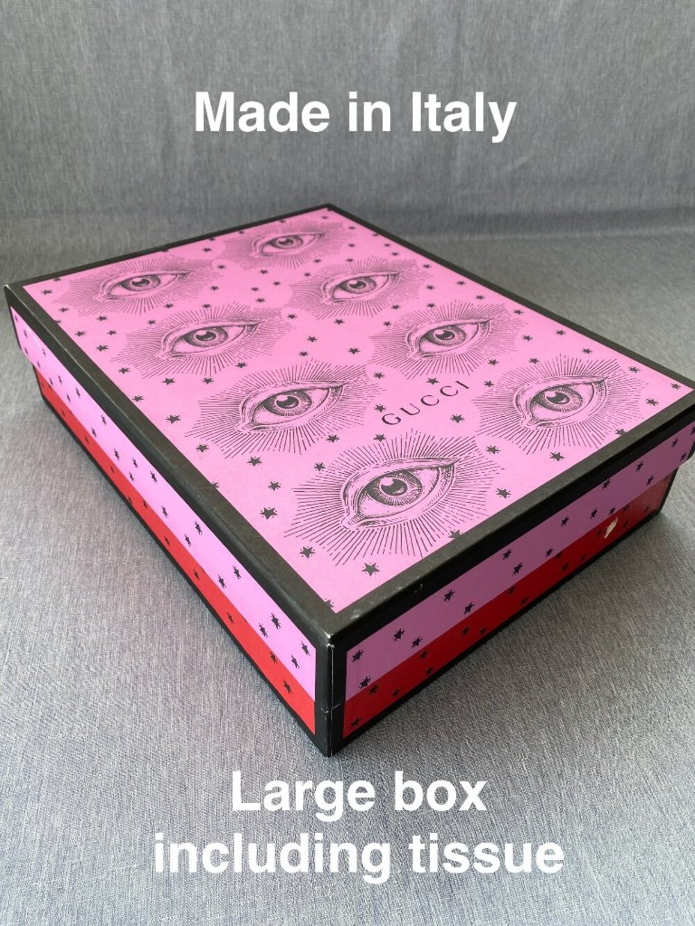 Authentic GUCCI | Rare Large Empty Box with Tissue Gift Decoration Storage